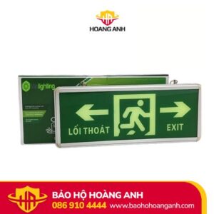 Đèn exit chỉ dẫn thoát hiểm hai bên