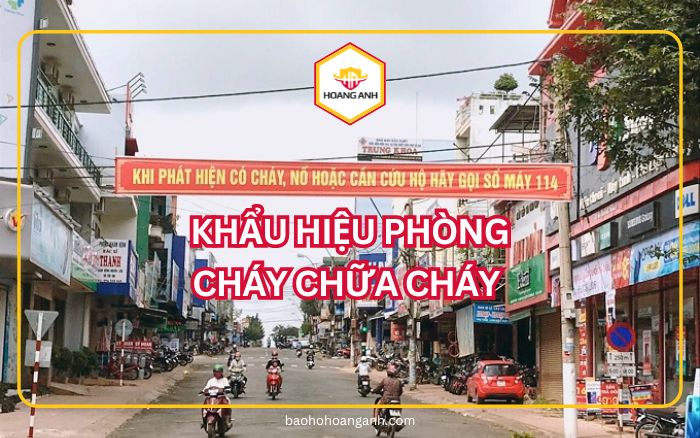 Khẩu hiệu phòng cháy chữa cháy