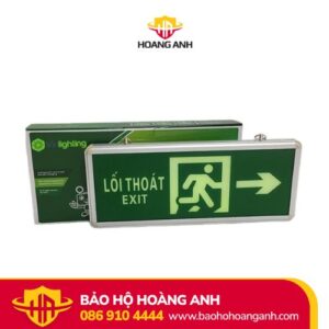 Đèn exit 1 mặt chỉ dẫn thoát hiểm DEN-TH-99