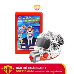 Mặt nạ phòng độc TZL30 giúp chống ngạt khói khi có đám cháy trong chung cư , tòa nhà cao tầng hoặc quán karaoke