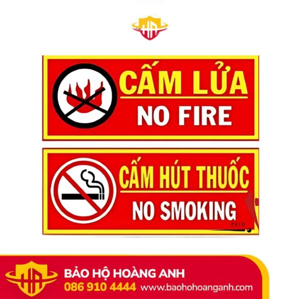 Bộ nội quy tiêu lệnh PCCC (4 tấm) - HÀNG LOẠI 1 - CHỐNG RỈ