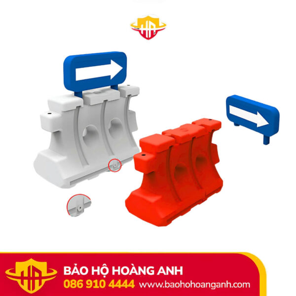 Dải phân cách nhựa hàng rào chắn Hàn Quốc