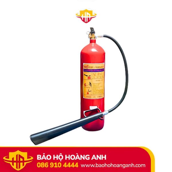 Bình Cứu Hỏa CO2 MT5 Vinfire, vỏ được làm từ thép chịu lực cao, có tay cầm