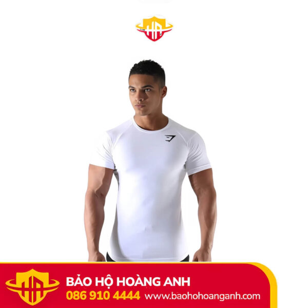 Áo Nam Tập Gym, Chạy Bộ Chất Vải Xi Dù Mềm Đẹp, Logo G.SS In Nhiệt, Form Xẻ Tà Chất Thoáng Khí Ba Màu