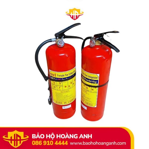 ( A20 ) Combo 2 bình bột MFZL4 ABC 4kg – Bình chữa cháy được sử dụng trong gia đình, văn phòng, nhà xưởng, xe ô tô,…