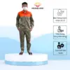 Quần áo lao động M16 vải kaki liên doanh nhập