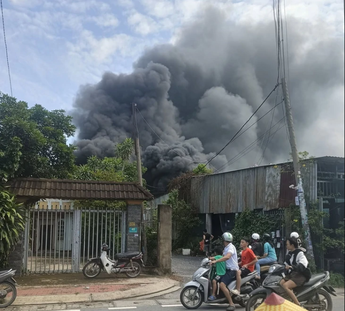 cháy xưởng nệm